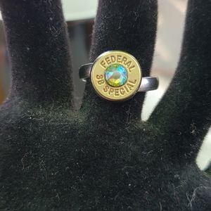 Handmade bullet ring